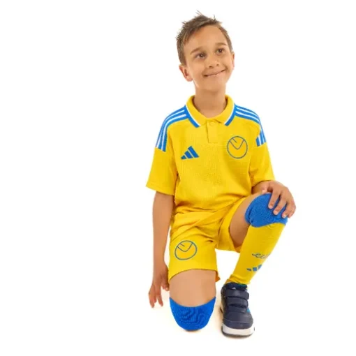 Adidas Leeds United 2024/25 Infant Away Shirt & Shorts Set - Image 5
