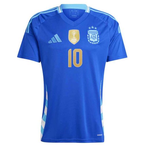 Adidas Argentina #10 Lionel Messi 2024 Men's Away Shirt - Image 2