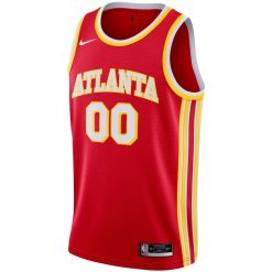 Nike Atlanta Hawks Custom Unisex Swingman Jersey - Icon Edition - Red