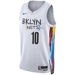 Nike Brooklyn Nets #10 Ben Simmons Unisex  Swingman Jersey - City Edition - White