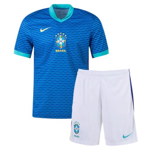 Nike Brazil 2024 Infant Away Stadium Shirt & Shorts Set