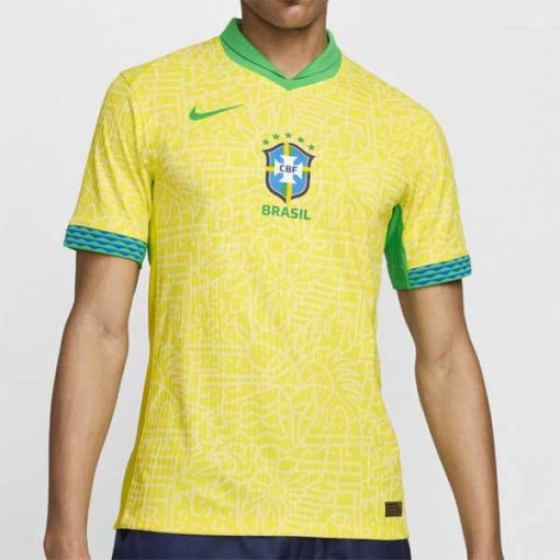 Nike Brazil 2024 Men's Home Stadium Shirt - Image 2