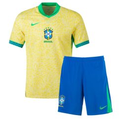 Nike Brazil 2024 Infant Home Stadium Shirt & Shorts Set