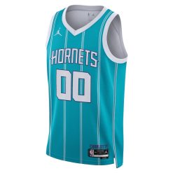 Jordan Charlotte Hornets Custom Unisex Swingman Jersey - Icon Edition - Teal