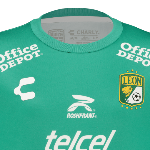 Charly Club Leon 2023/24 Youth Home Shirt - Image 3