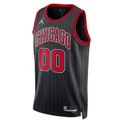 Jordan Chicago Bulls Custom Unisex Swingman Jersey - Statement Edition - Black