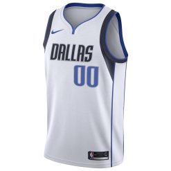 Nike Dallas Mavericks Custom Unisex Swingman Jersey - Association Edition - White