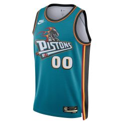 Nike Detroit Pistons Custom Unisex Swingman Jersey - Classic Edition - Teal