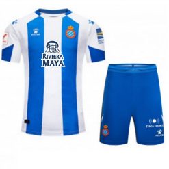 Kelme Espanyol 2023/24 Infant Home Shirt & Shorts Set