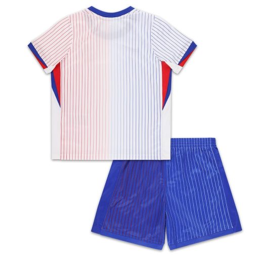 Nike France 2024/25 Infant Away Stadium Shirt & Shorts Set - Image 2