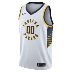 Nike Indiana Pacers   Swingman Custom Jersey - Association Edition - White