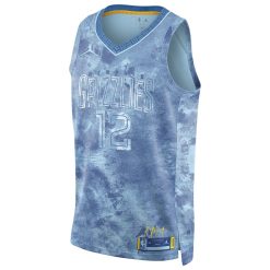 Nike Memphis Grizzlies #12 Ja Morant Unisex Swingman Jersey - Select Series - Light Blue