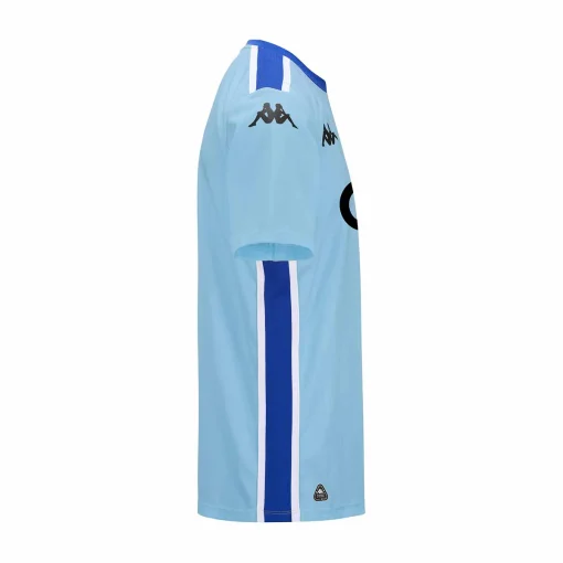 Kappa AS Monaco 2024/25 Men's Blue Goalkeeper Shirt - Image 3