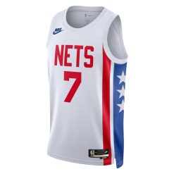 Nike Brooklyn Nets #7 Kevin Durant Unisex Swingman Jersey - Classic Edition - White