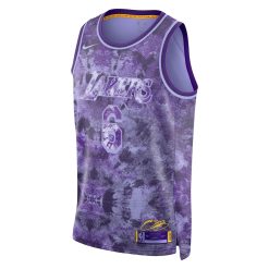 Nike Los Angeles Lakers #6 LeBron James Unisex Swingman Jersey - Select Series - Purple