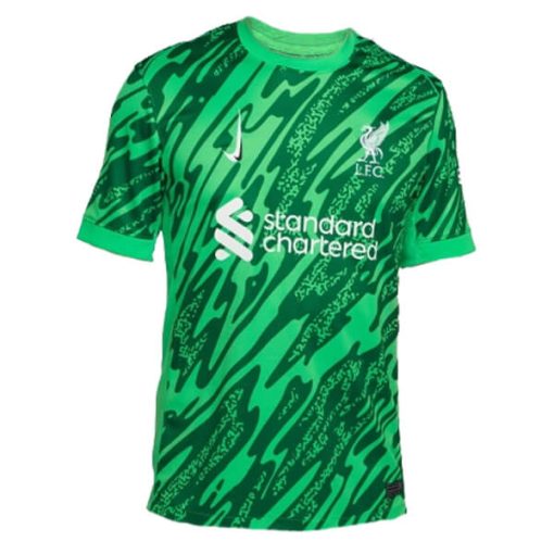 Nike Liverpool 2024/25 Men's Green Goalkeeper Third Stadium Shirt