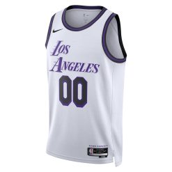 Nike Los Angeles Lakers Custom Unisex Swingman Jersey - City Edition - White