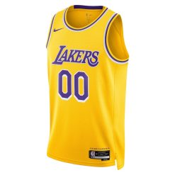 Nike Los Angeles Lakers Custom Unisex Swingman Jersey - Icon Edition - Gold