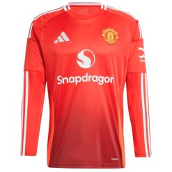 Adidas Manchester United 2024/25 Men's Long Sleeve Home Shirt