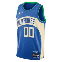 Nike Milwaukee Bucks Custom Unisex Swingman Jersey - City Edition - Royal