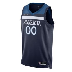 Nike Minnesota Timberwolves Custom Unisex Swingman Jersey - Icon Edition - Navy