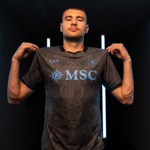 EA7 Napoli 2024/25 Men's Third Shirt - Image 7