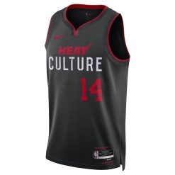 Nike Miami Heat #14 Tyler Herro Unisex  Swingman Jersey - Black - City Edition
