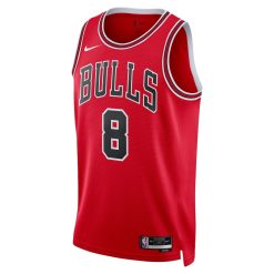 Nike Chicago Bulls #8 Zach LaVine Unisex Swingman Jersey - Icon Edition - Red