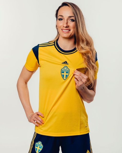 Adidas Sweden 2022/23 Women's Home Shirt - Image 4