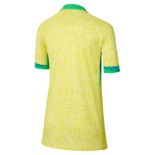 Nike Brazil 2024 Youth Home Stadium Shirt - Image 2