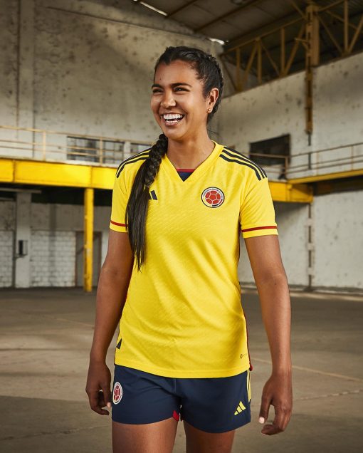 Adidas Colombia 2022/23 Women's Home Shirt - Image 4