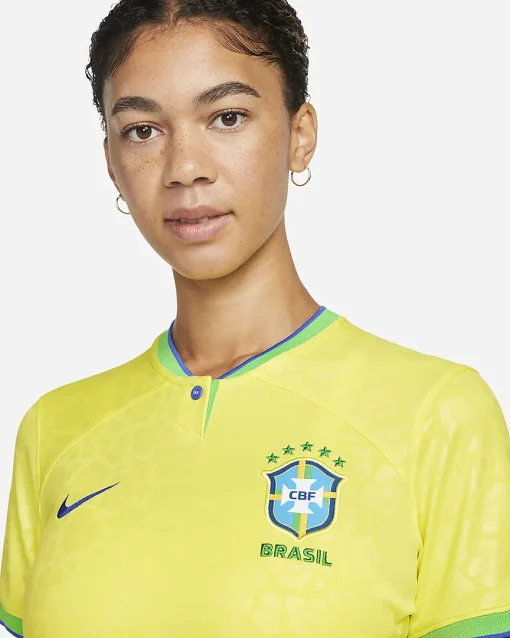 Nike Brazil 2022/23 Women's Home Shirt - Image 3