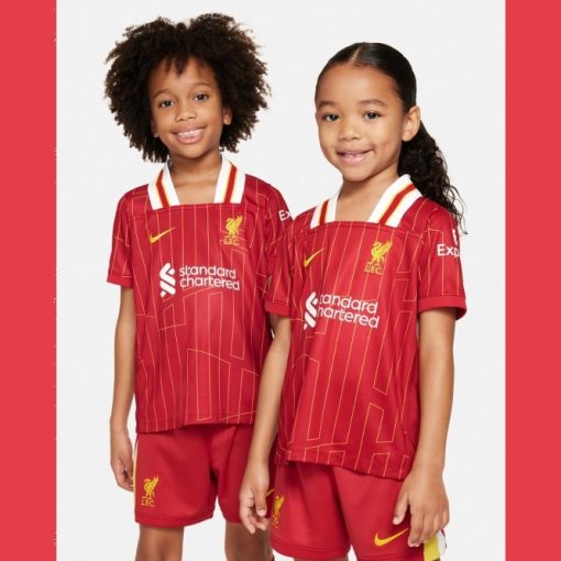 Nike Liverpool 2024/25 Infant Home Shirt & Shorts Set - Image 3